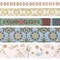 Wrapables Decorative Gold Foil Washi Tape and Sticker Set for Stationery, Diary, Card Making (10 Rolls & 10 Sheets)